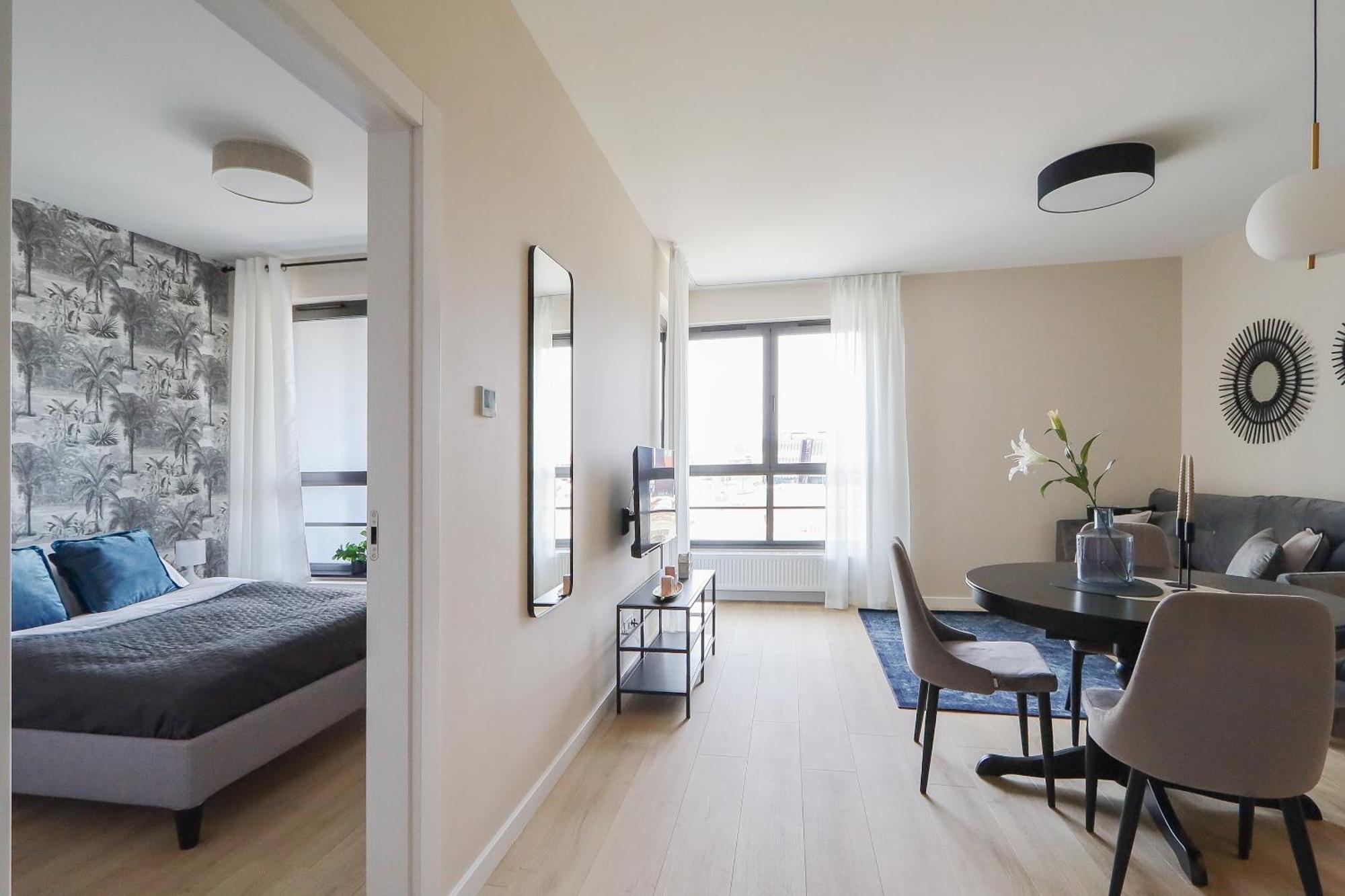 Glow Apartments, Apartamenty Stocznia Cesarska & Montownia 格但斯克 外观 照片